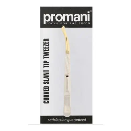 Promani Curved Slant Tip Tweezer PR-926