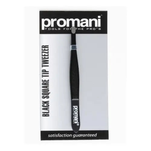 Promani Black Square Tip Tweezer PR-920