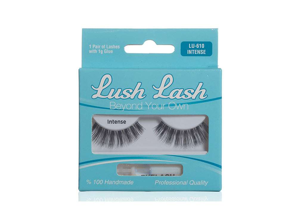 Lush Lash False Eyelashes Intense With Glue LU-610