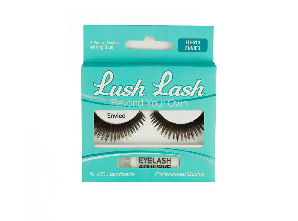 Lush Lash Eyelashes Envied With Glue LU-614