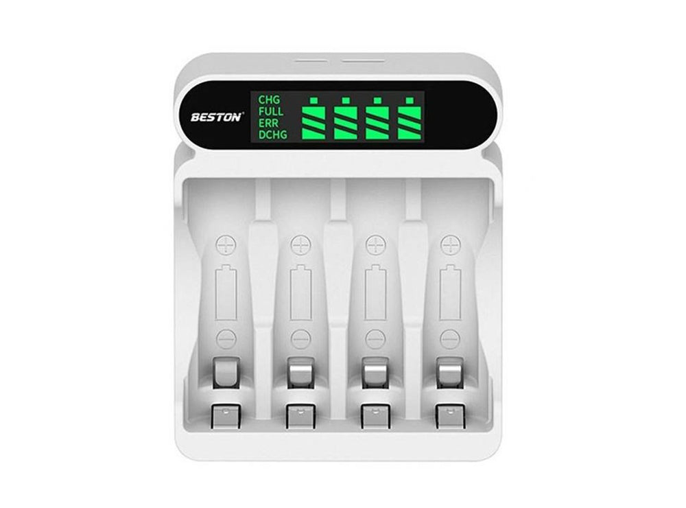 Beston Smart LCD One Hour Charger for 4 AA or AAA C9023