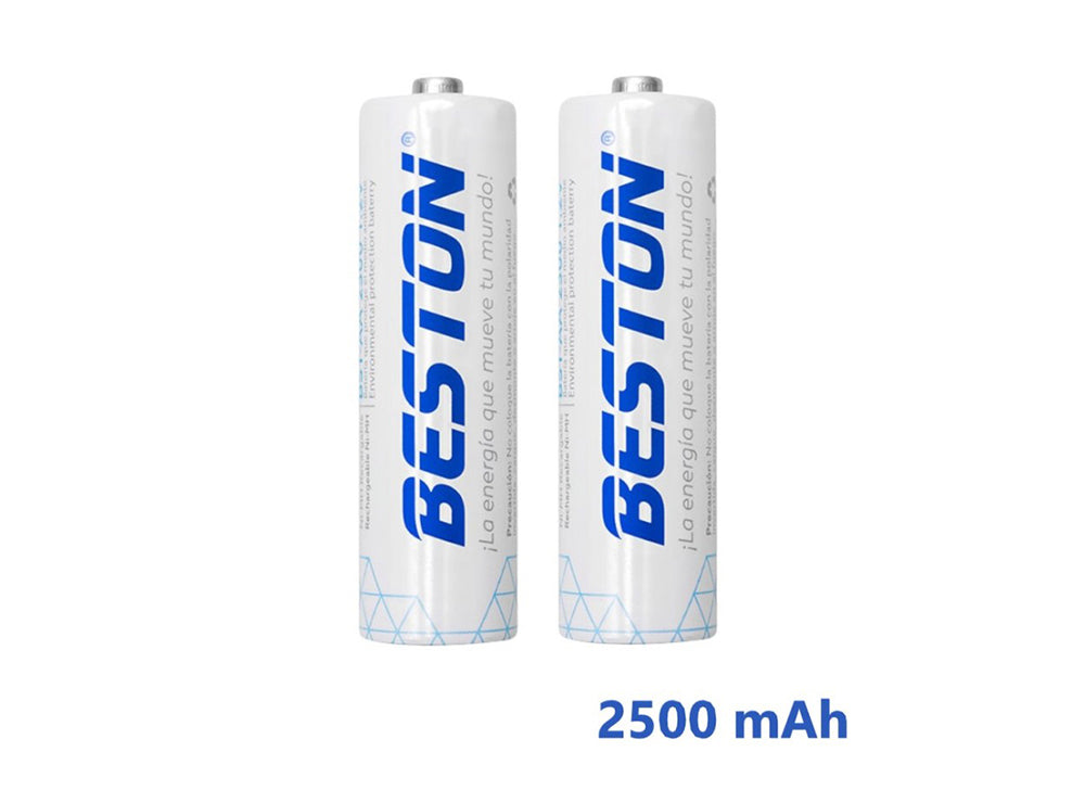 Beston Rechargeable AA 2500mAh Batteries Pack of 2