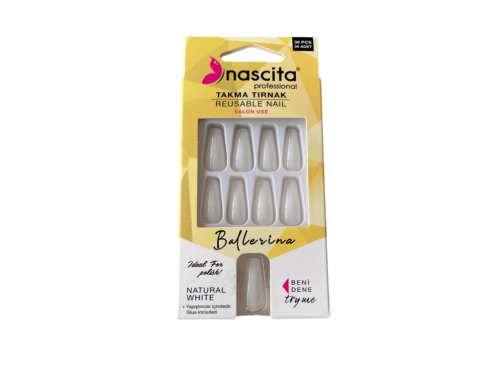 Nascita Ballerina False Nails With Glue 142 Pack of 36