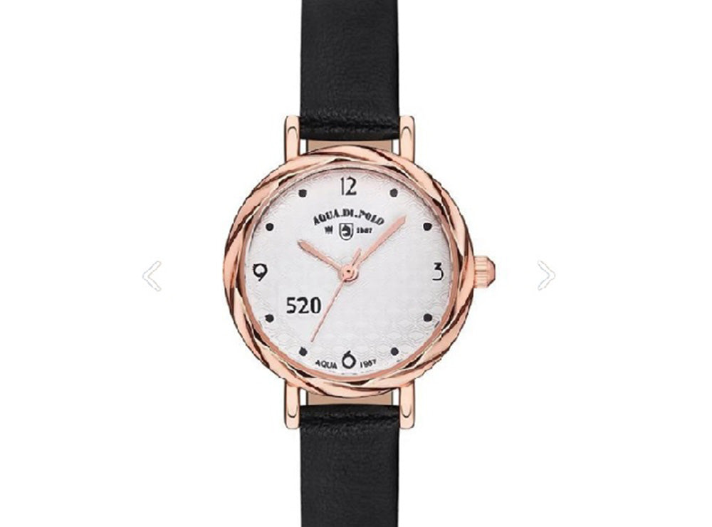 Aqua Di Polo Leather Watch For Women