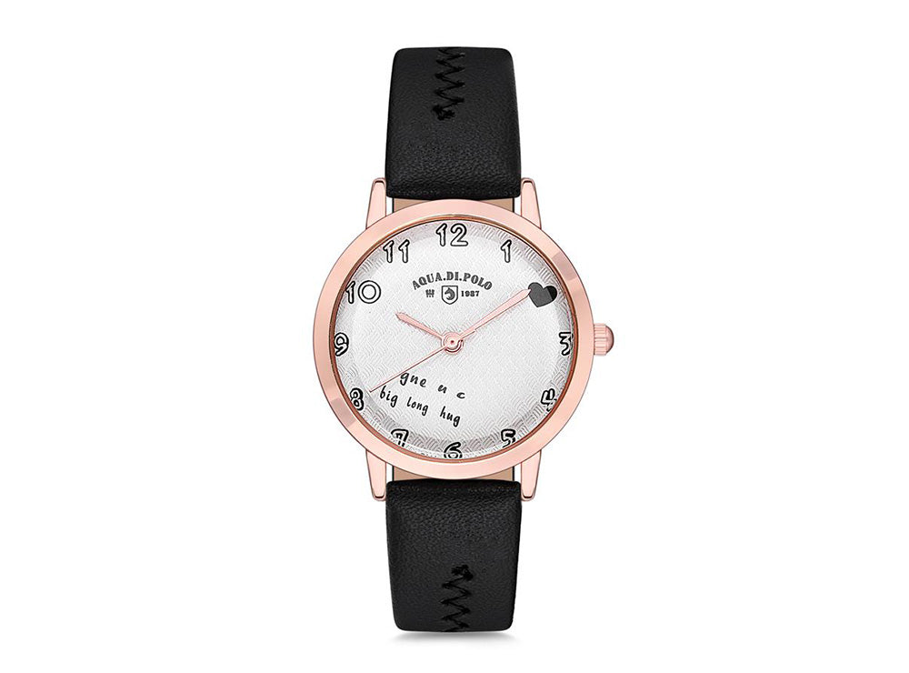 Aqua Di Polo Leather Watch For Women