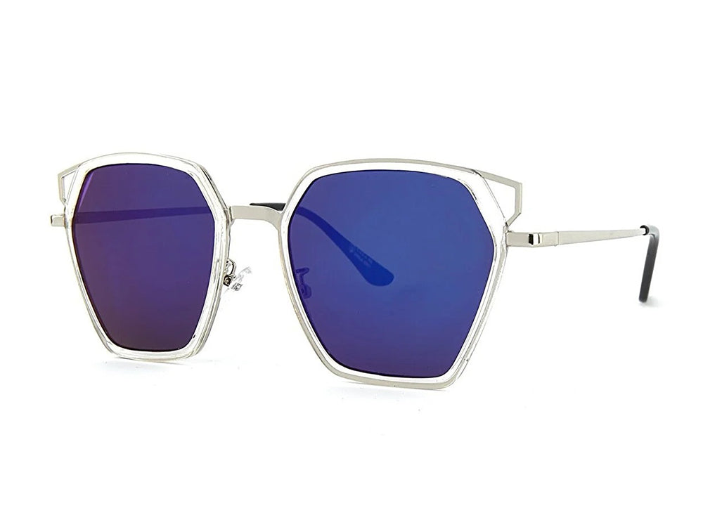 Aqua Di Polo Transparent, Black & Blue Sunglass For Women