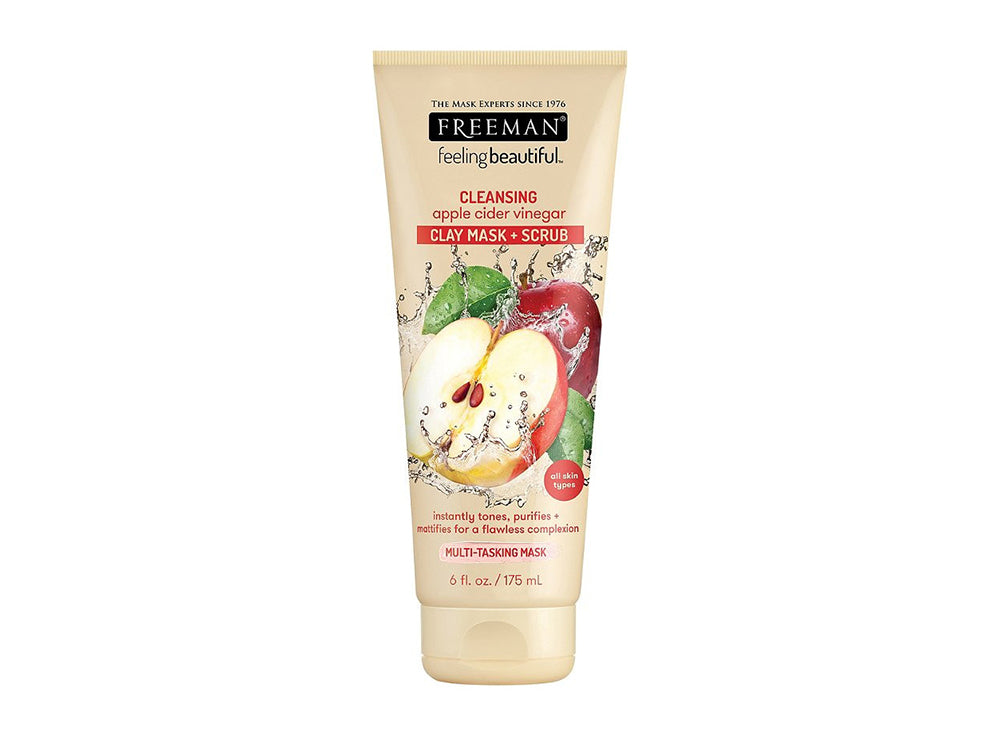 Freeman Cleansing Apple Cider Vinegar Clay Mask + Scrub 175ml