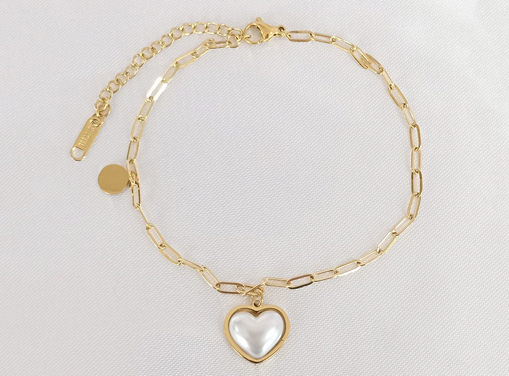 Gold Plated Steel Anklet