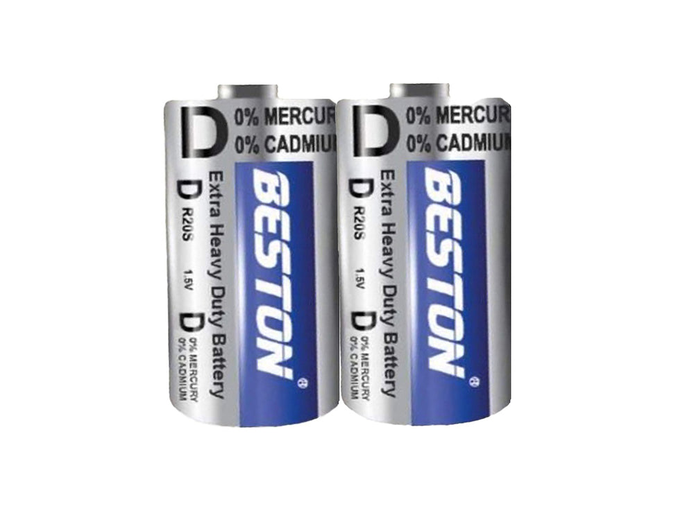 Beston Extra Heavy Duty D Batteries Pack of 2