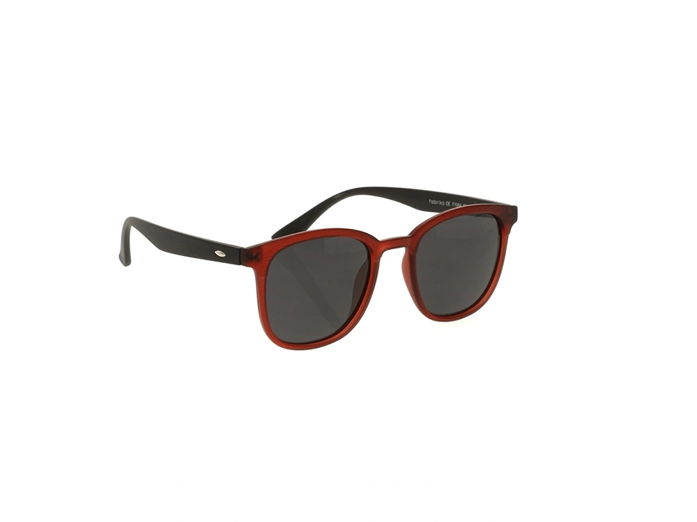 Fabrika Black & Dark Red Sunglasses