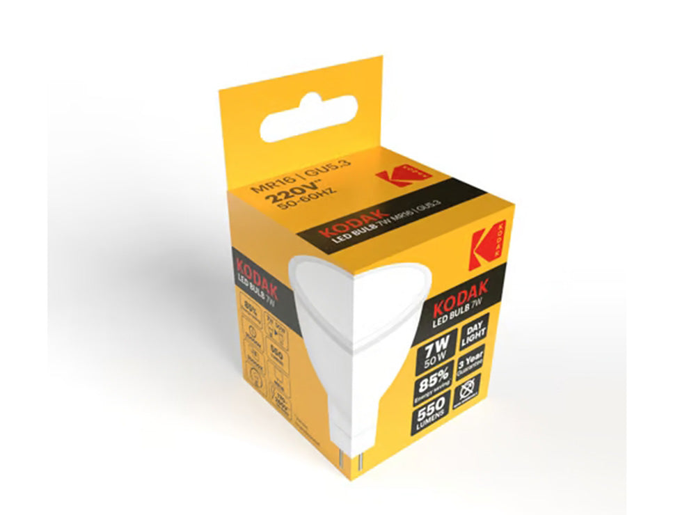 Kodak Led Bulb MR16 7W Day Light White