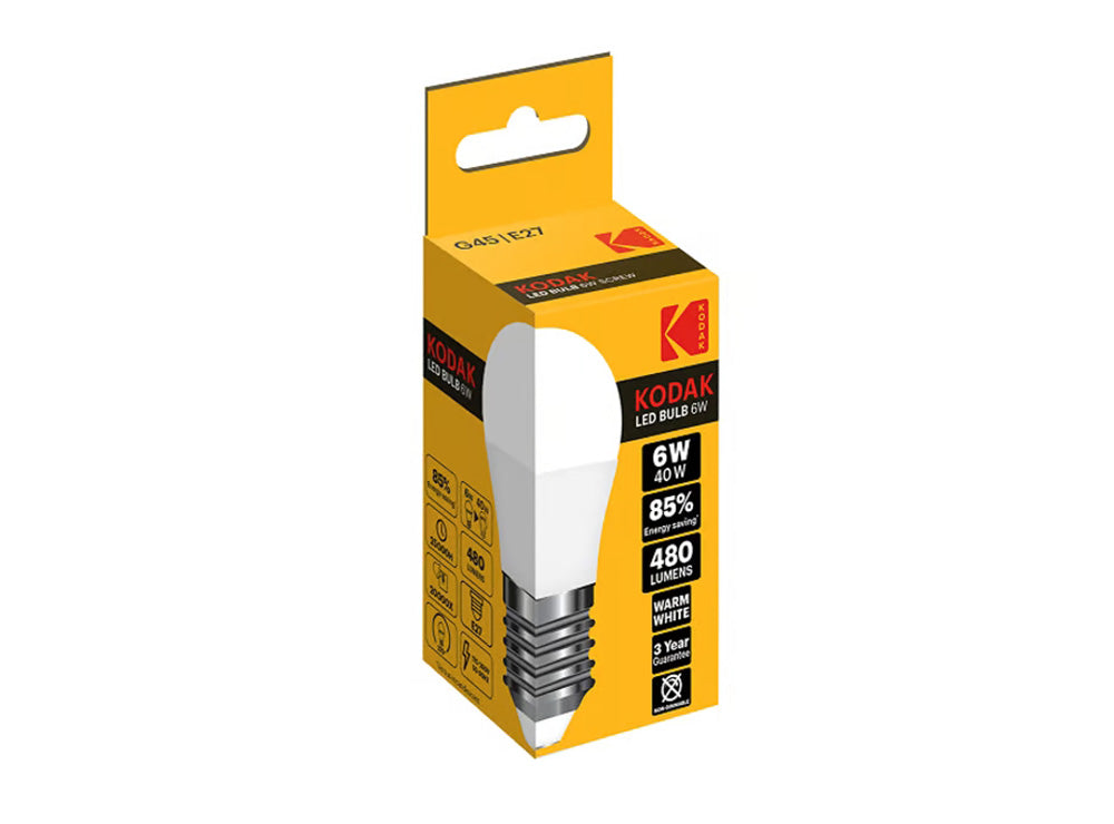 Kodak Led Bulb E27 6W Yellow