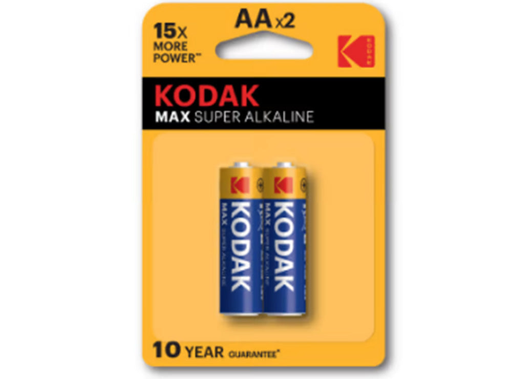 Kodak Max AA Batteries Pack of 2