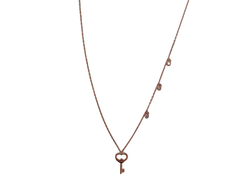 Rose Gold Key Necklace