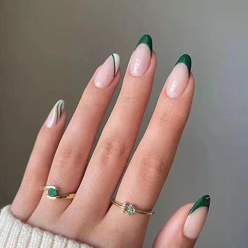 Fancy Glam! JP1521 Nails with Double Tape