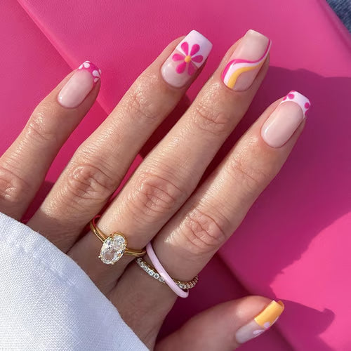 Fancy Glam! JP1810 Nails with Double Tape