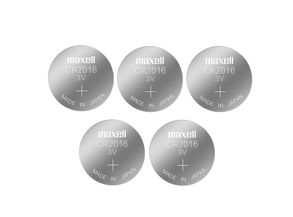 Maxell 2016 Batteries Pack of 5