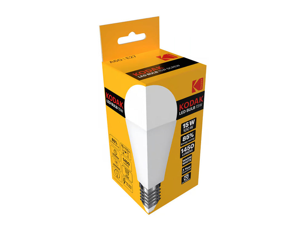 Kodak Led Bulb E27 15W Yellow