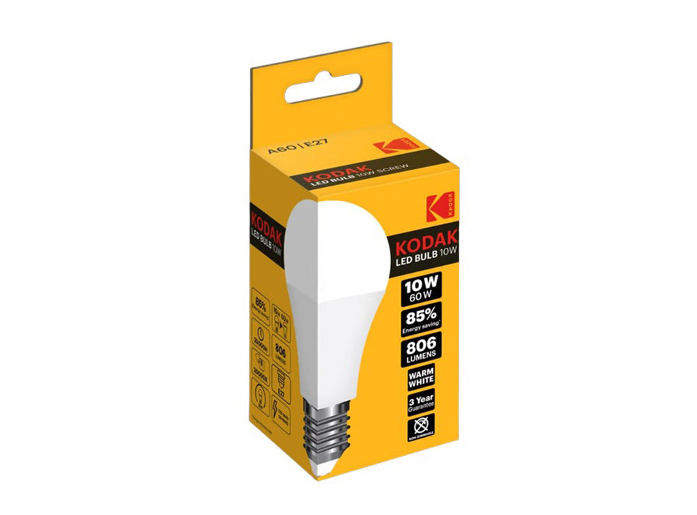 Kodak Led Bulb E27 10W Yellow