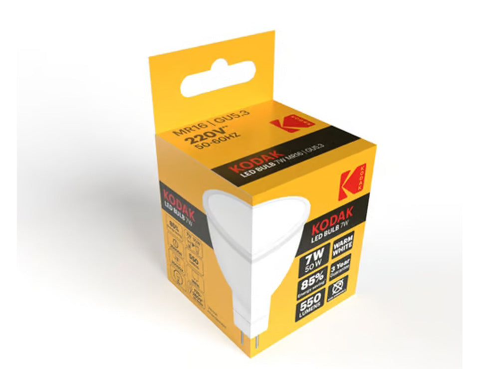 Kodak Led Bulb MR16 7W Yellow