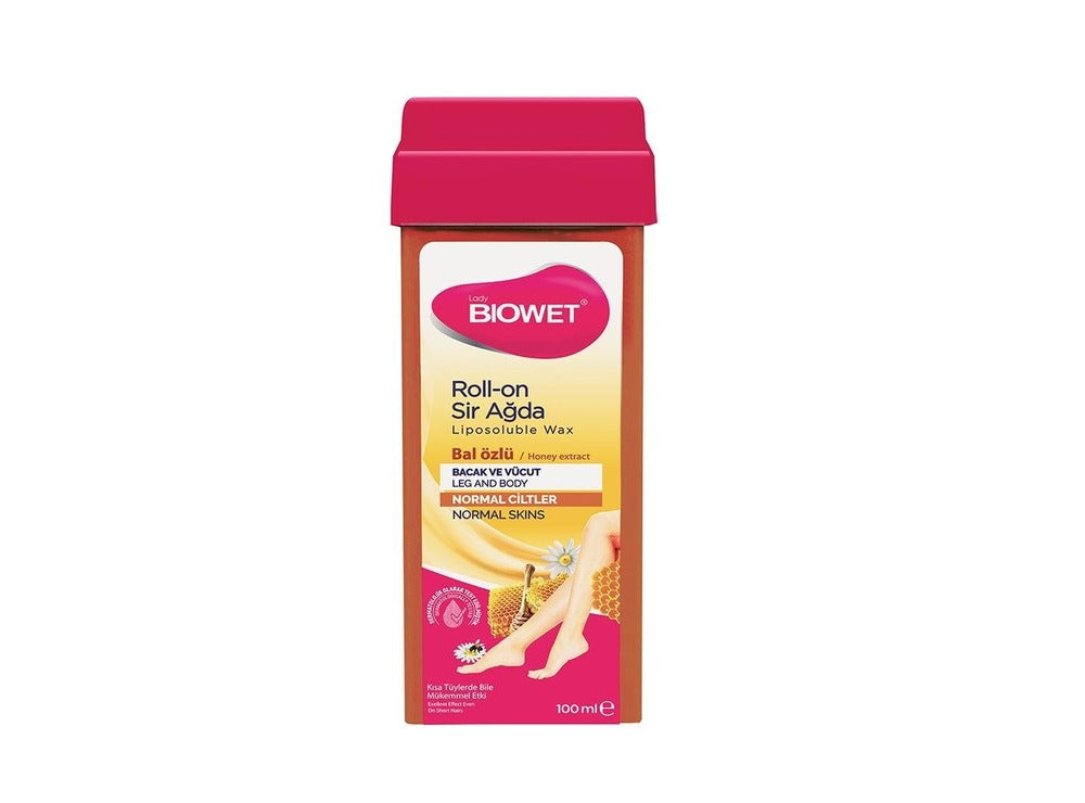 Biowet Roll-On Wax Honey Extract For All Skins