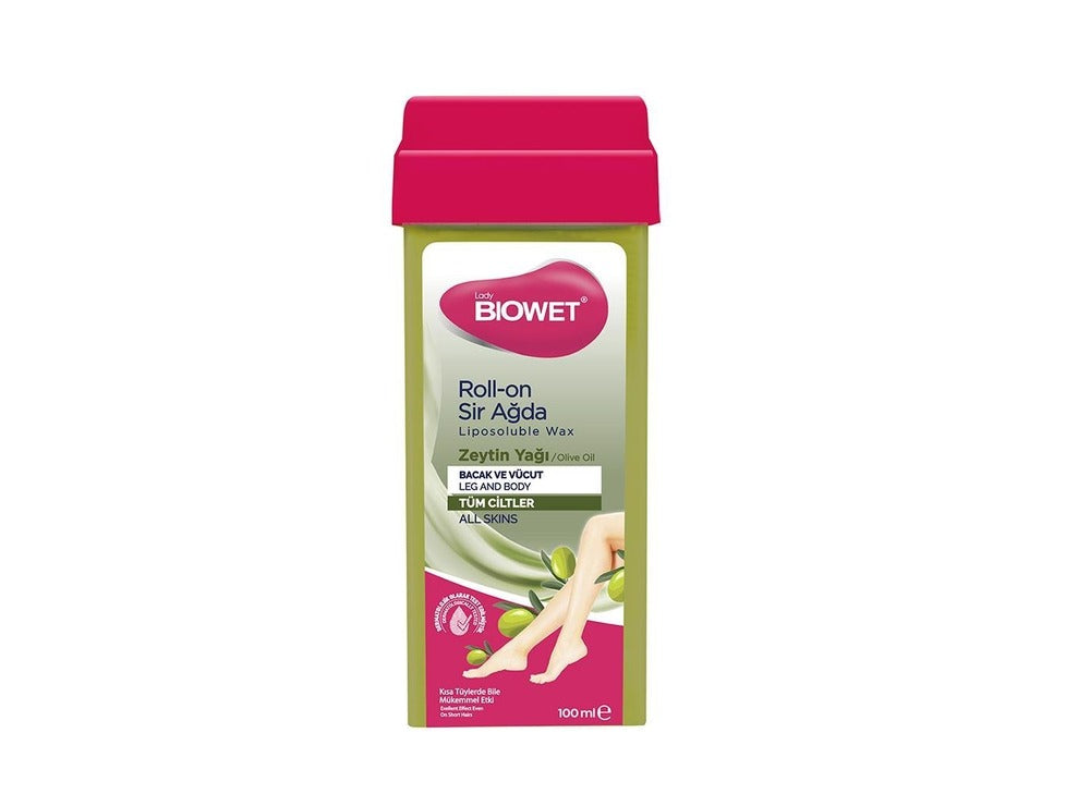 Biowet Roll-On Wax Olive Oil For All Skins