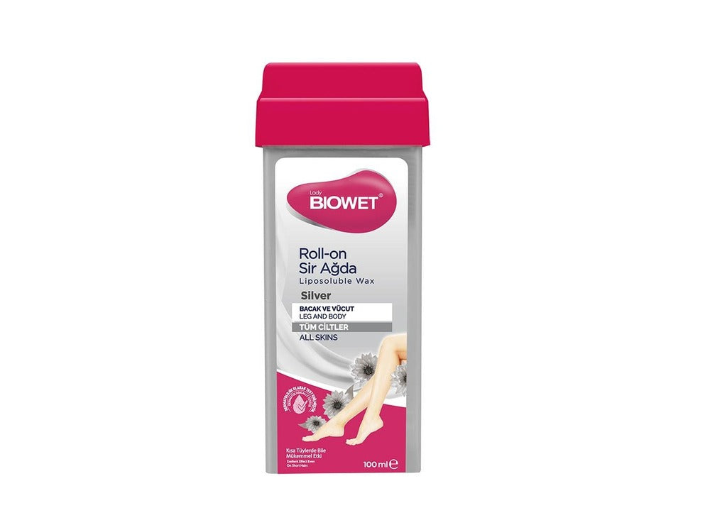 Biowet Roll-On Wax Silver For All Skins