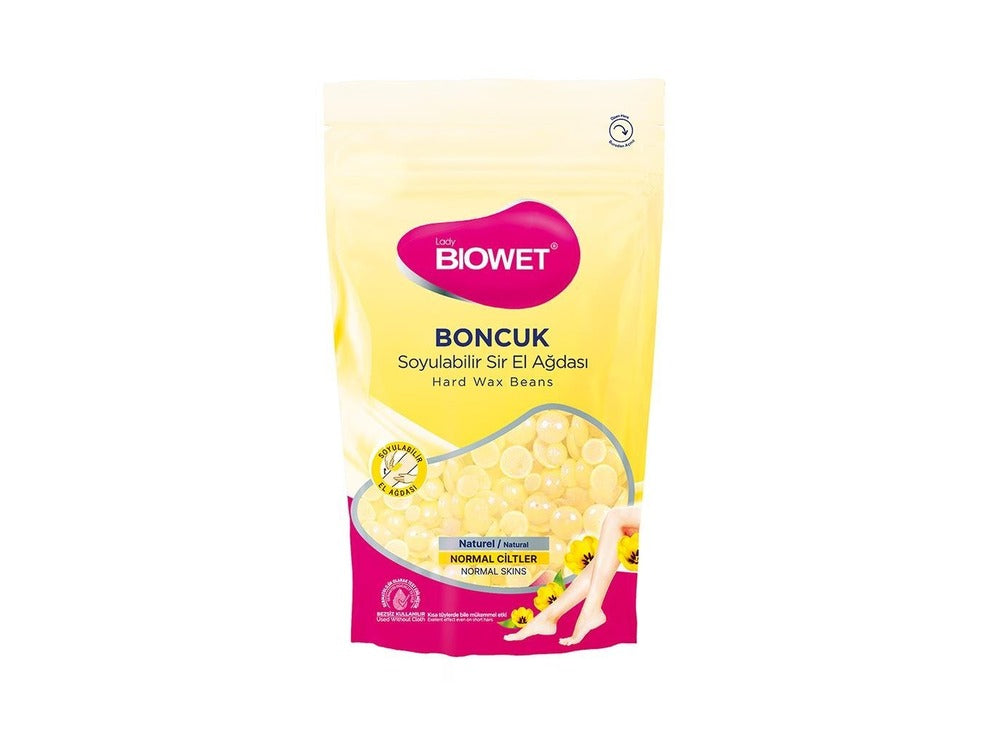 Biowet Hard Wax Beans Natural For Normal Skins 100g