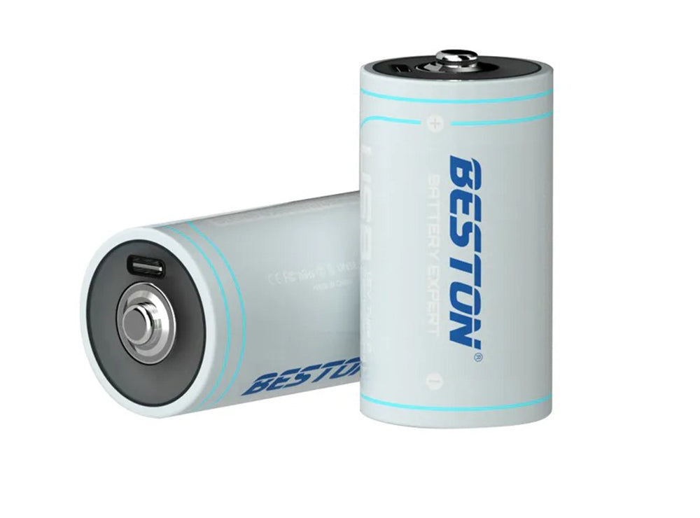 Beston Li-ion Rechargeable D Type C Battery