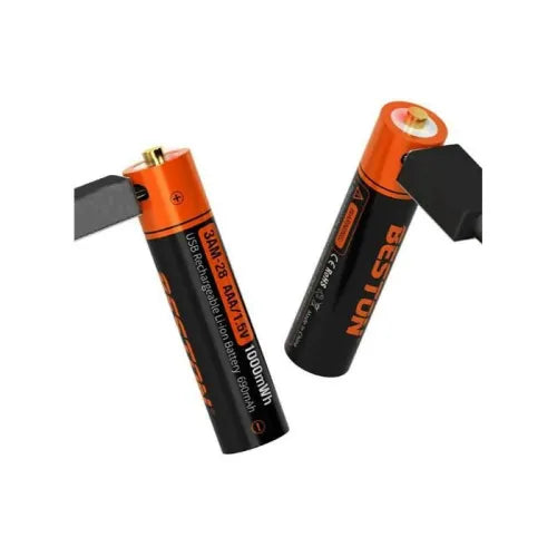 Beston Li-ion Rechargeable AAA Micro USB Batteries Pack of 2