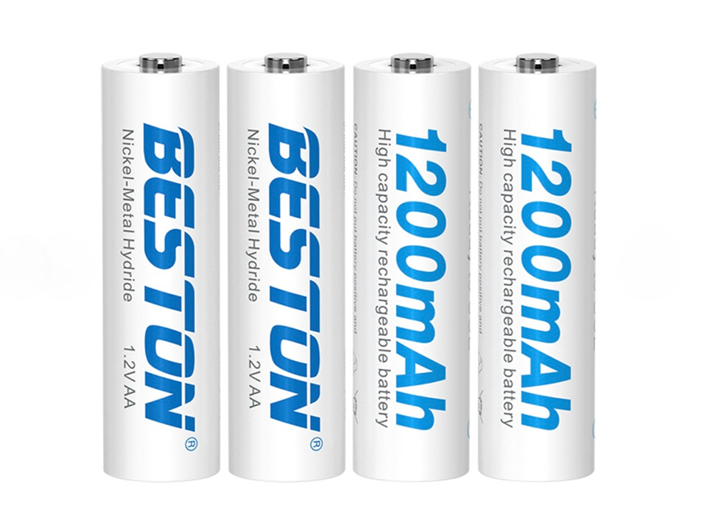 Beston Rechargeable AA 1200mAh Batteries Pack of 4
