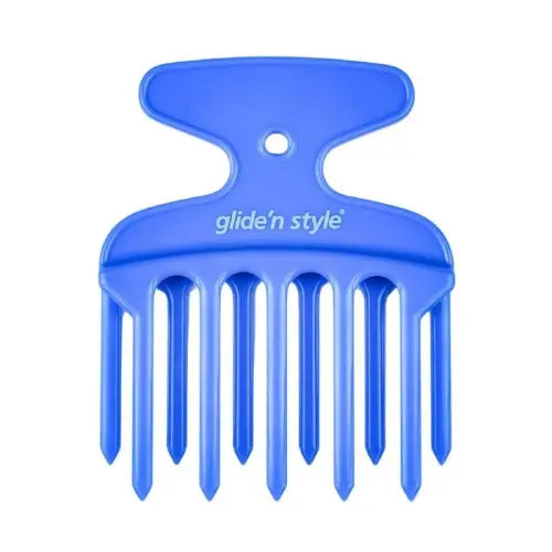 Glide'n Style Afro Comb Blue GS-261