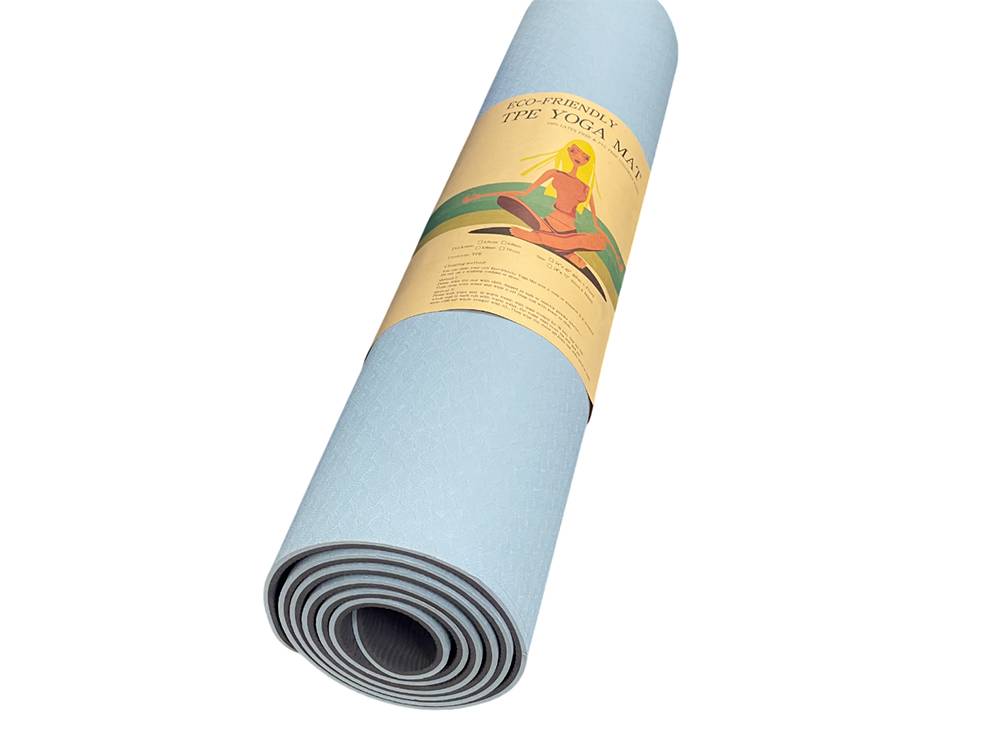 Yoga Mat TPE Light Blue