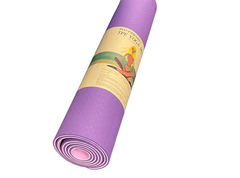 Yoga Mat TPE Purple