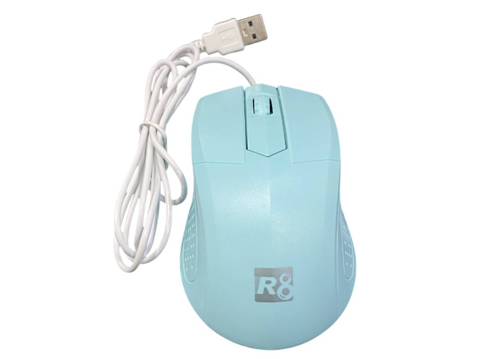 R8 Wired Mouse Blue