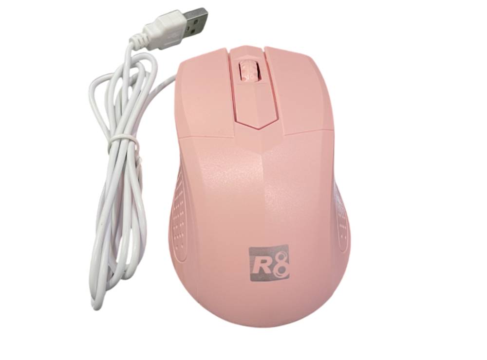 R8 Wired Mouse Pink