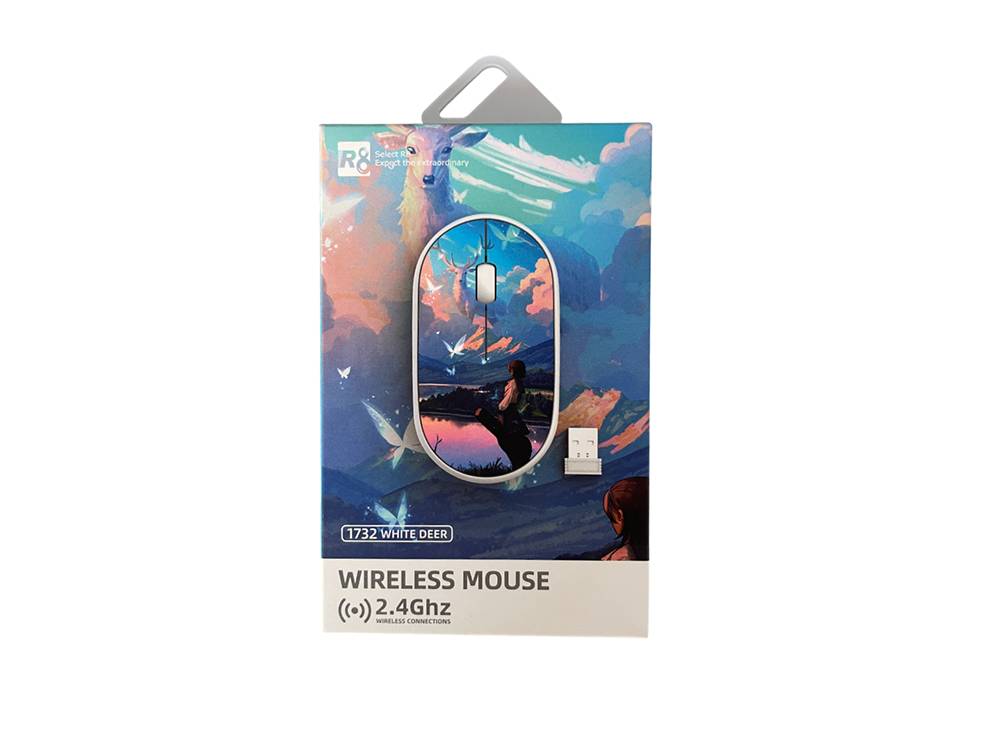 R8 Wireless Mouse White Deer