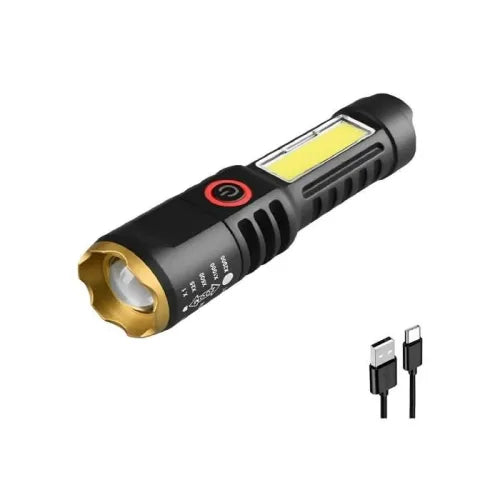 Zoomable Rechargeable Flashlight
