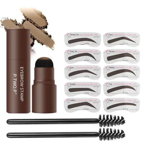 Eyebrow Stamp Kit Dark Brown