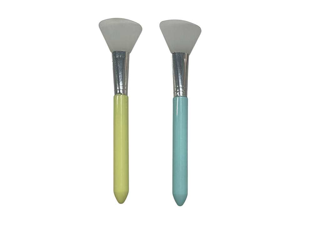 Silicone Face Mask Applicator Yellow and Blue