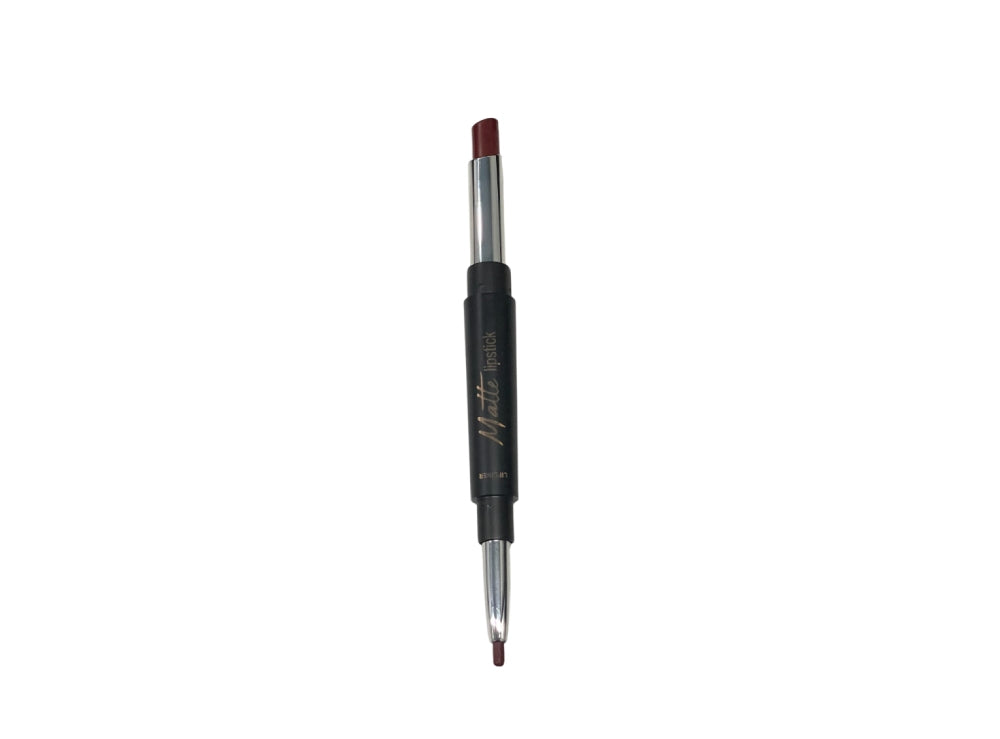 Ever Beauty Dual-Ended Matte Lipstick & Lipliner Chocolate Brown