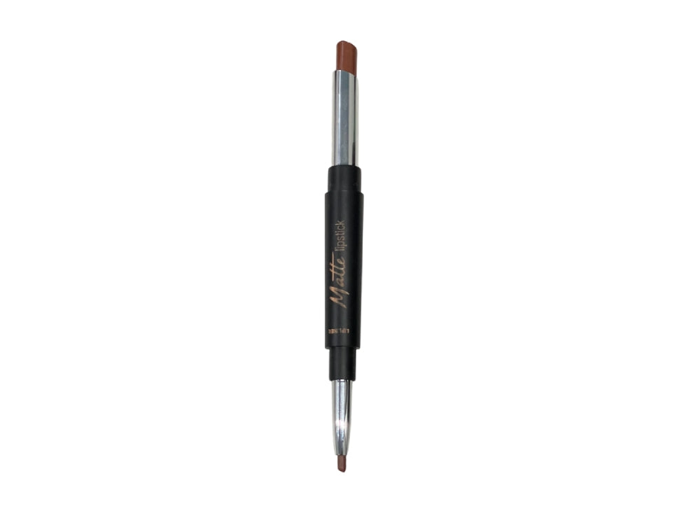 Ever Beauty Dual-Ended Matte Lipstick & Lipliner Deep Brown