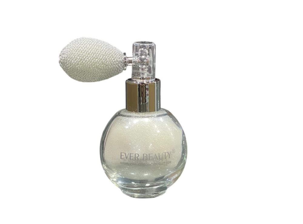 Ever Beauty Highlighter Body Glitter Spray White Shimmer