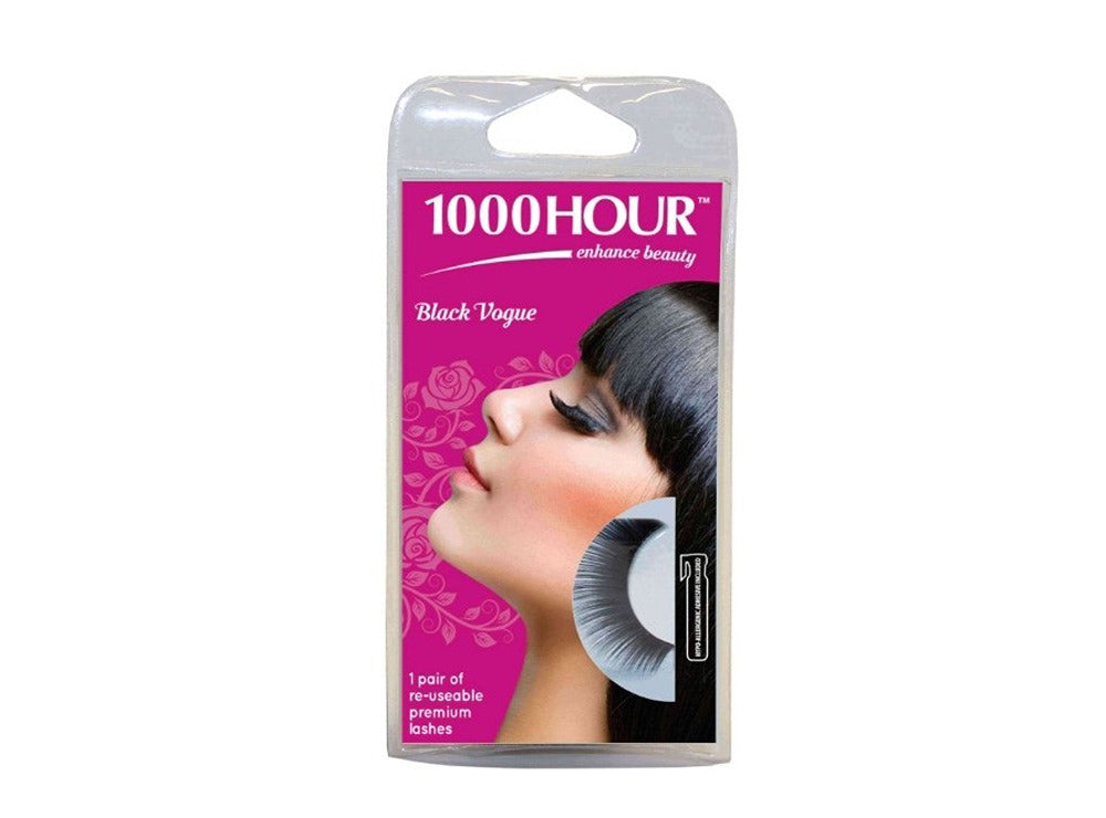 1000 Hour Black Vogue Reuseable Premium Lashes