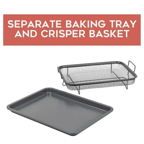 Two Piece Air Fryer Crisper Tray
