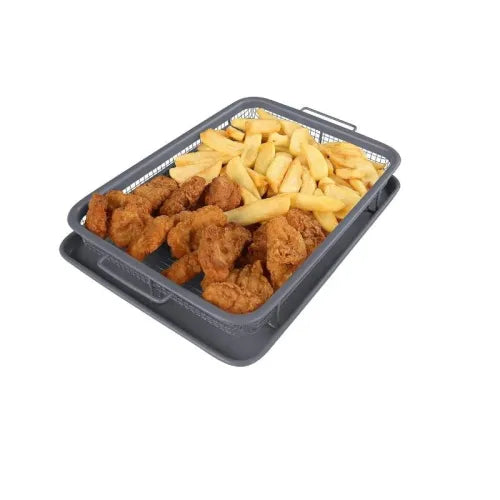 Two Piece Air Fryer Crisper Tray