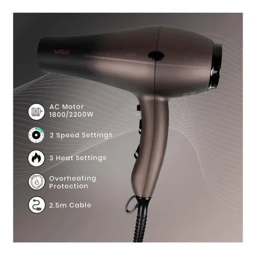 VGR Ergonomic Hair Dryer