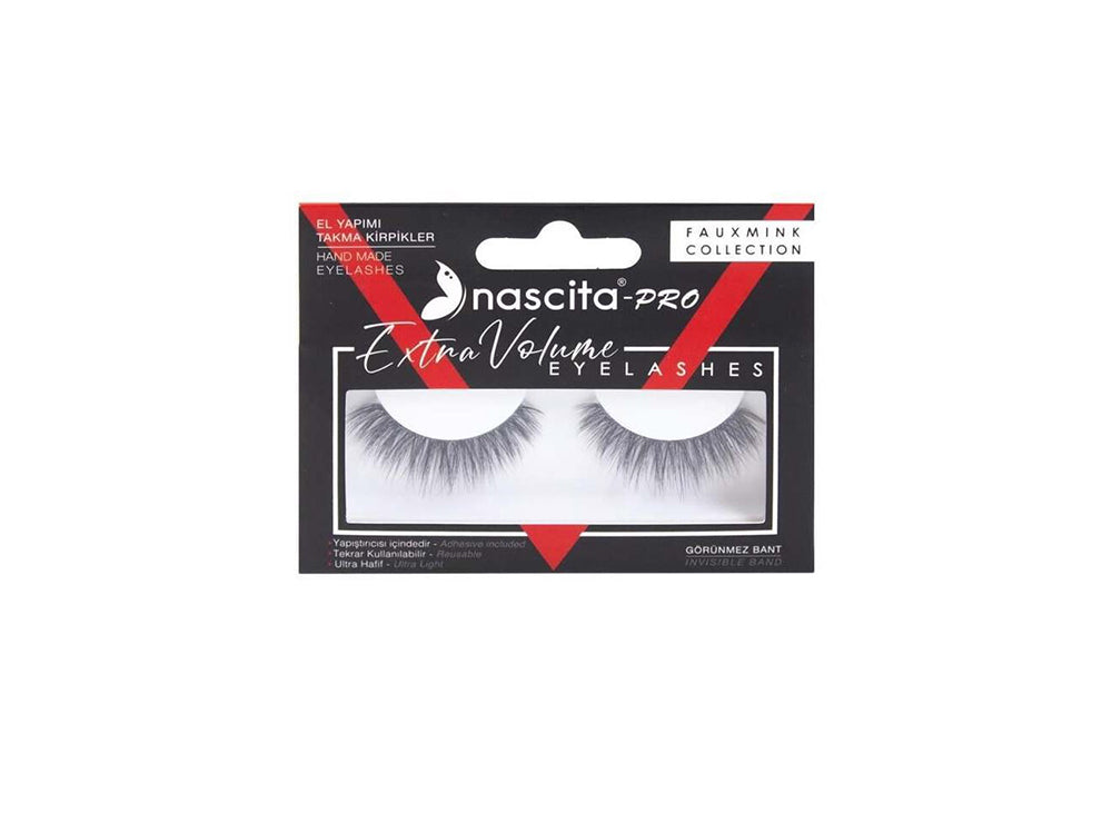 Nascita Pro Faux Extra Volume False Eyelashes With Glue 105