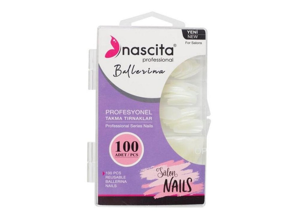 Nascita Reusable Ballerina Nails 168 Pack of 100