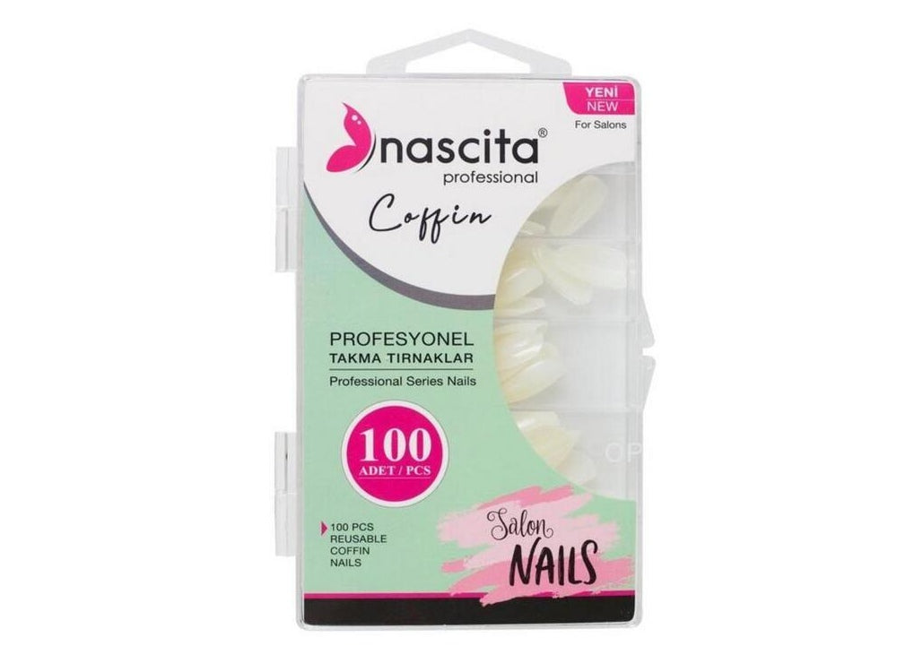Nascita Reusable Coffin Nails 169 Pack of 100